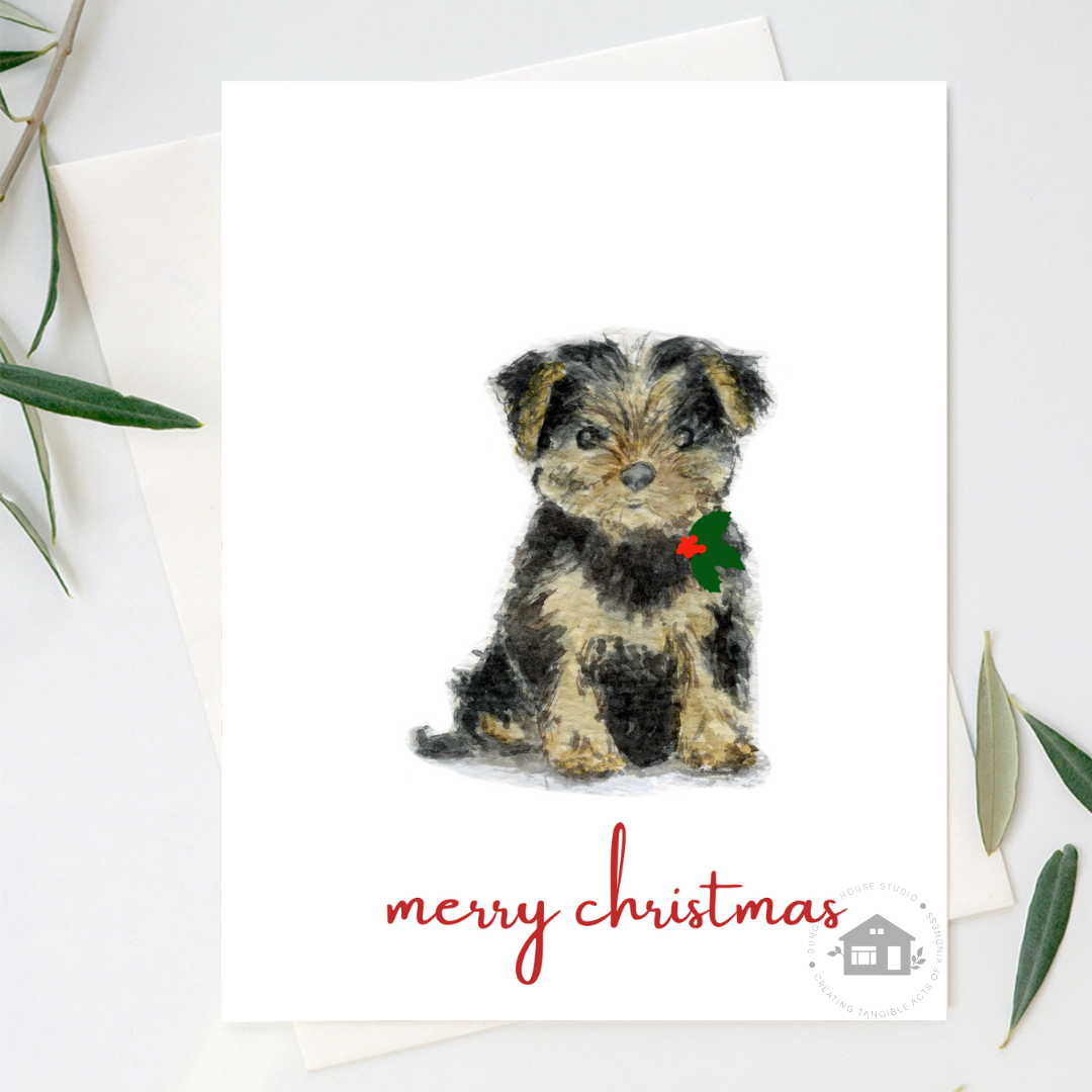 Yorkie Greeting Cards