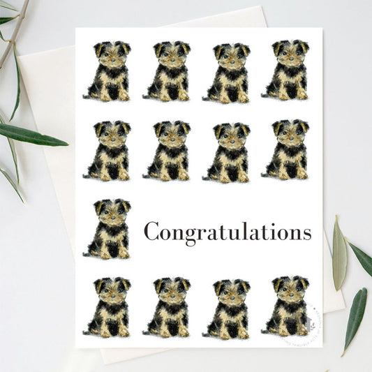 Yorkie Greeting Cards