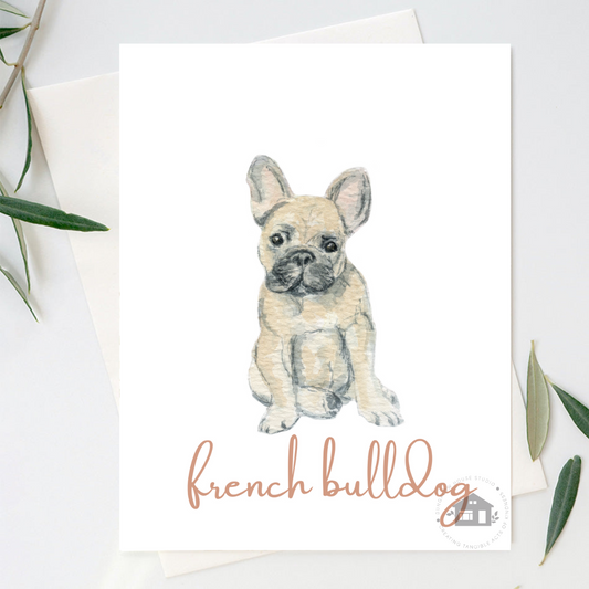 French Bulldog Greeting Cards