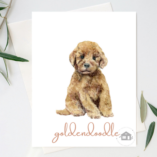 Goldendoodle Greeting Cards