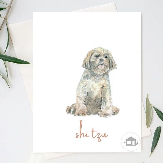 Shi Tzu Greeting Cards