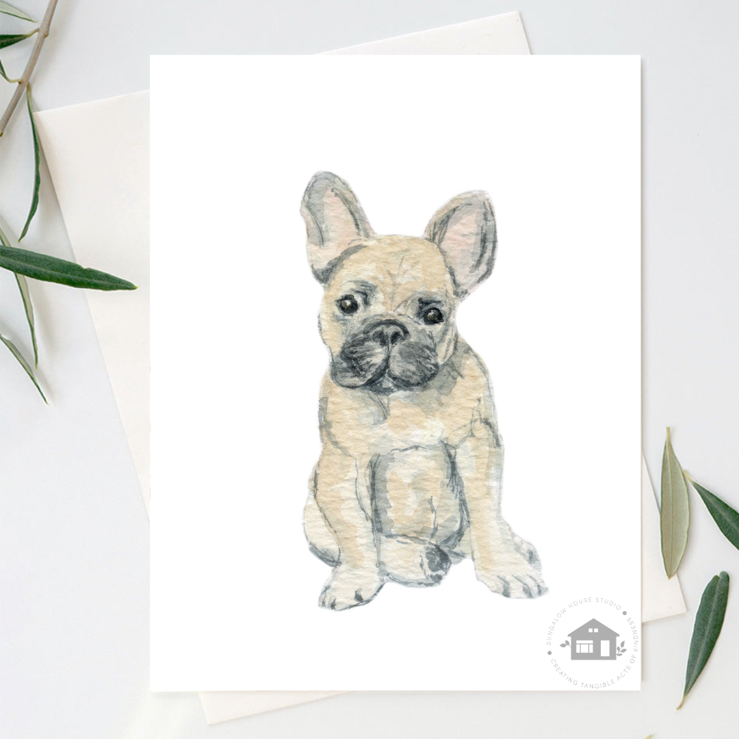 French Bulldog Greeting Cards