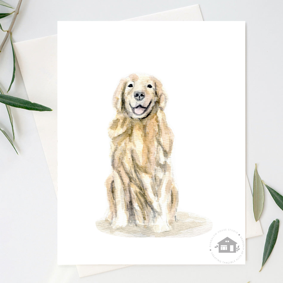 Golden Retriever Greeting Cards