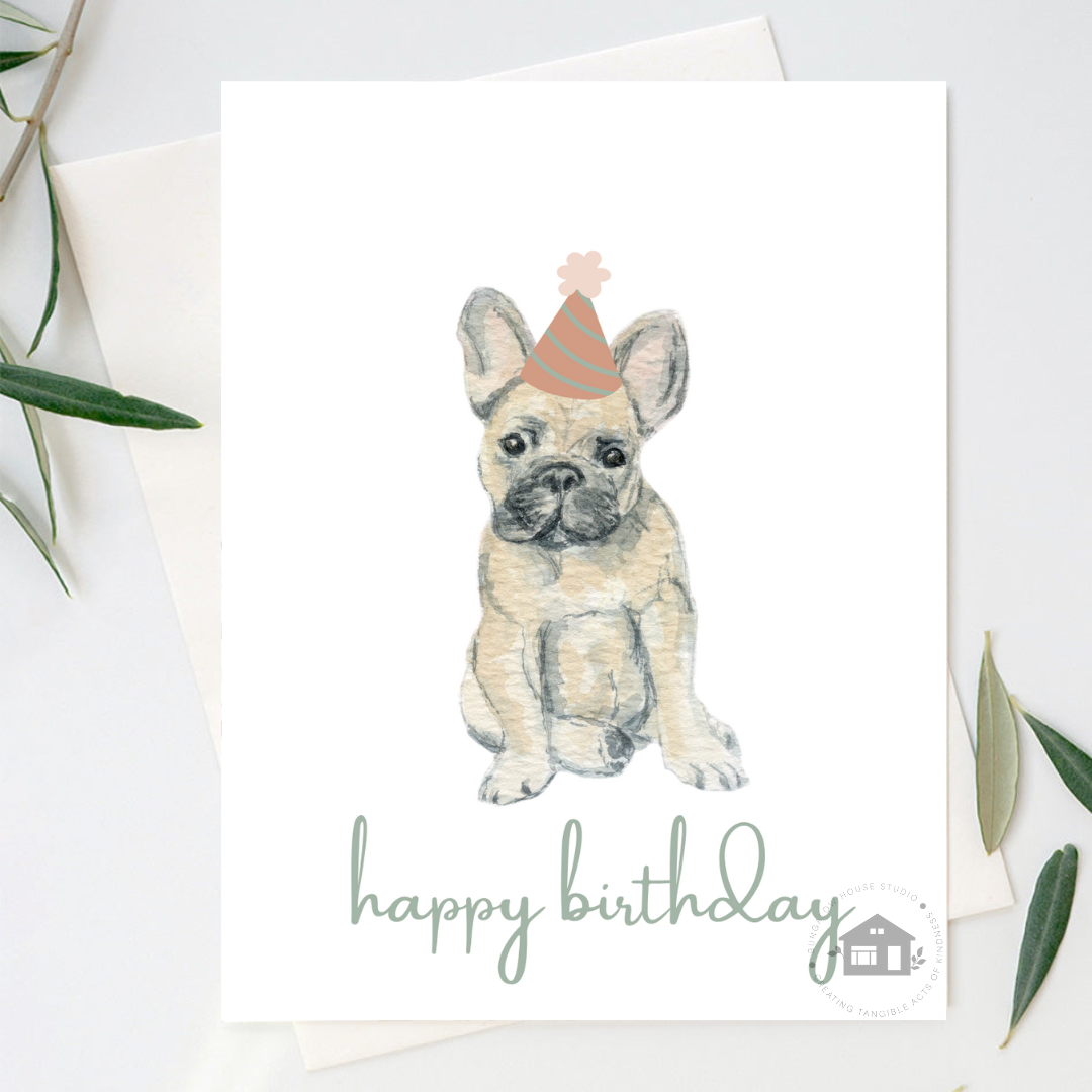 French Bulldog Greeting Cards