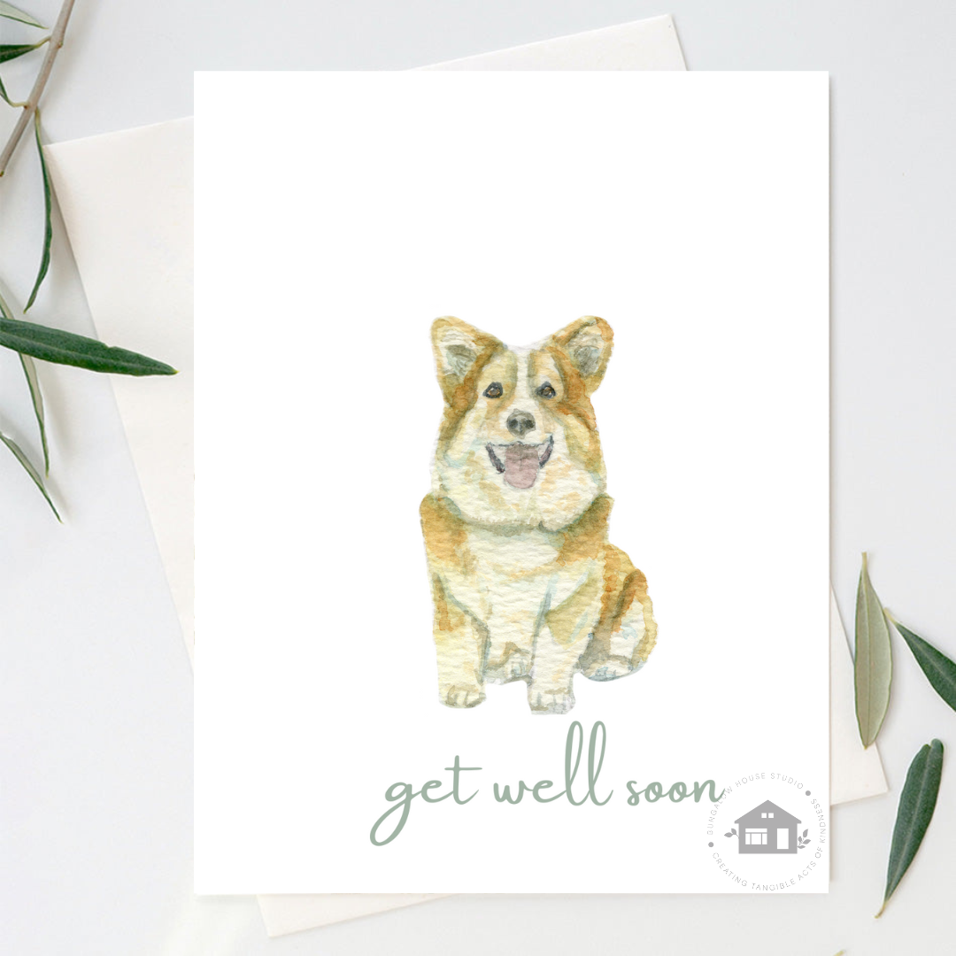 Corgi Greeting Cards