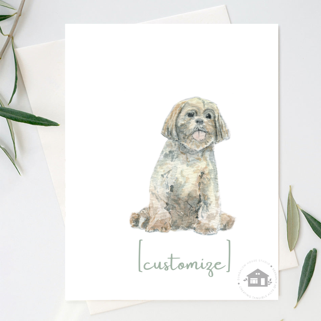 Shi Tzu Greeting Cards