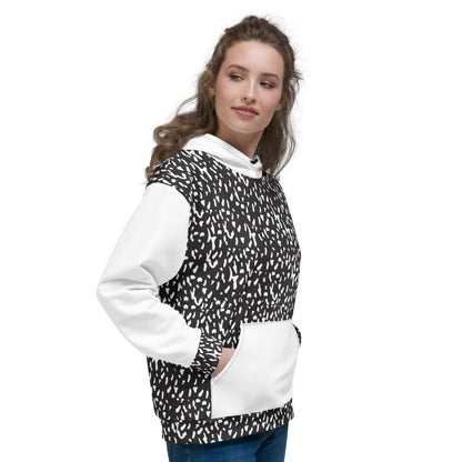 Dalmatian print hoodie