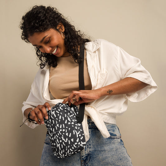 Sit & Stay Collection Dalmatian crossbody bag for dog lovers