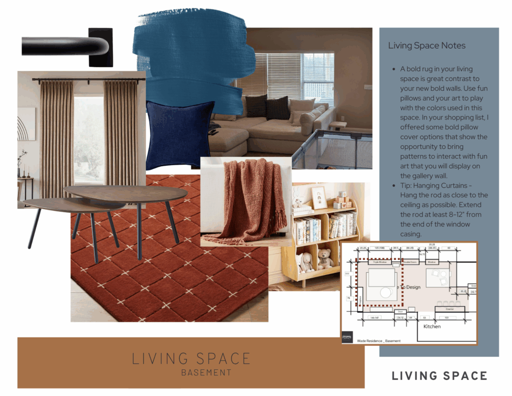 Basement Design Plan_Sofa area